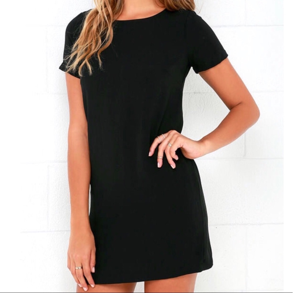 Black Shift Dress